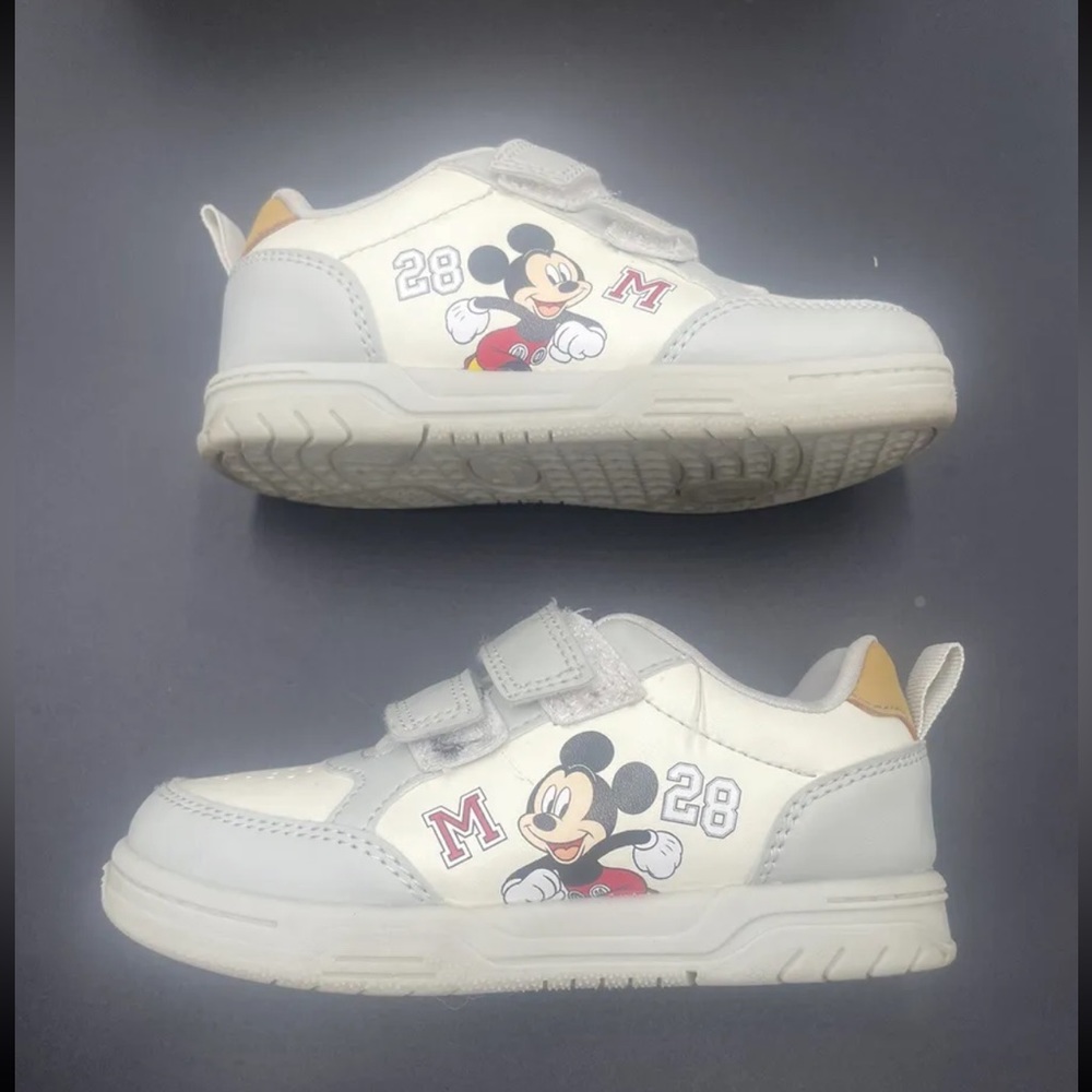 Lightly Used Mickey Mouse Toddler Sneakers with Box